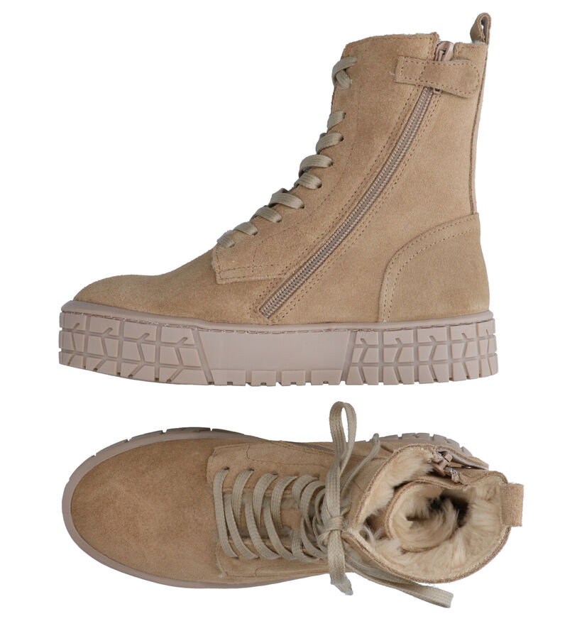 Hip Beige Bottines in daim (296847)