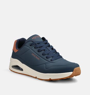 Skechers Memory Foam Low Baskets Noir/Blanc/Bleu/Vert/Gris