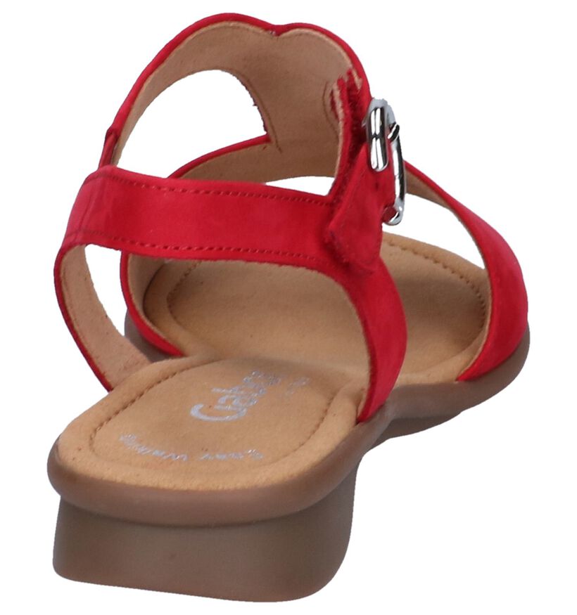 Gabor Easy Walking Rode Sandalen in daim (245469)