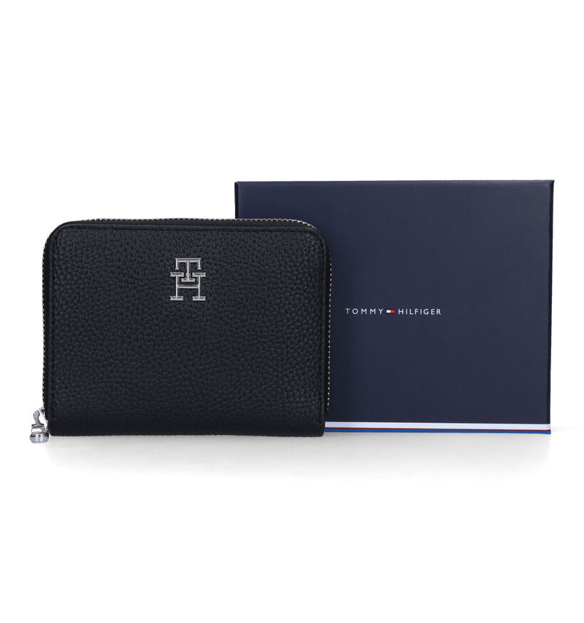 Tommy Hilfiger Porte-monnaie zippé en Noir pour femmes (327745)