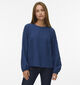 Vero Moda Cira Bow Top Blauwe Blouse voor dames (367225)