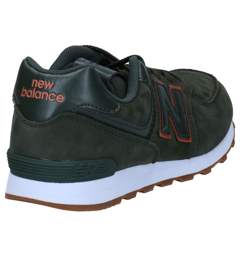 New Balance GC574 Baskets en Bleu en daim (276823)