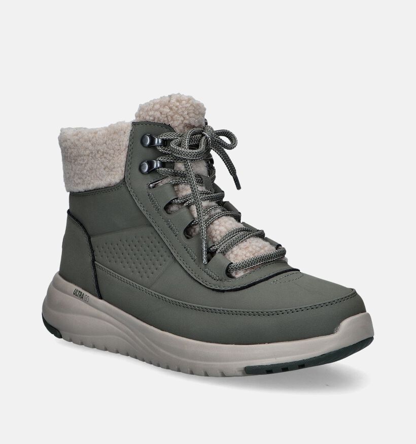 Skechers On-The-Go Stellar Kaki Sneakers voor dames (346353)