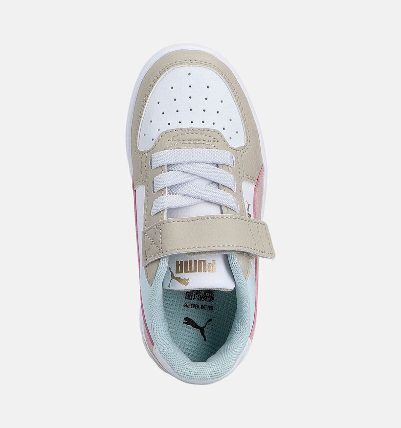 Puma Caven 2.0 Block Witte Sneakers voor meisjes (359171) - geschikt voor steunzolen