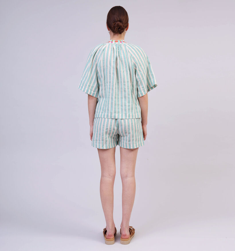 Orfeo Alessandro Blouse en Bleu pour femmes (359268)