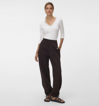 Vero Moda Pantalons Marron