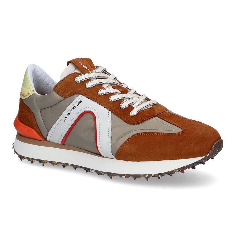 Ambitious Rhome Cognac Sneakers voor heren (308039) - geschikt voor steunzolen