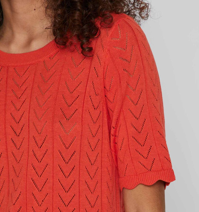 Vila Shelley Pull en Vert pour femmes (323694)