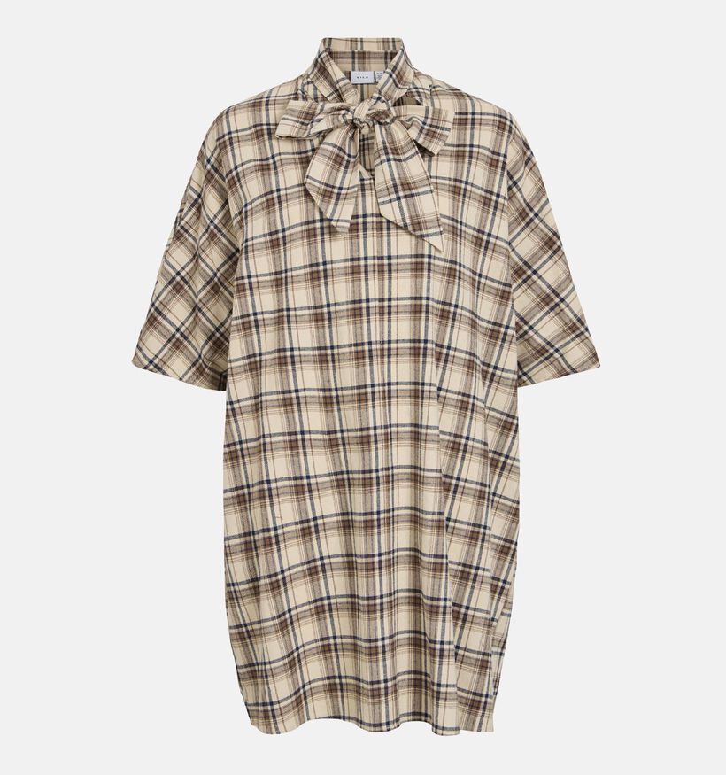 Vila Myra Bruine Midi Kleedje voor dames (382054)