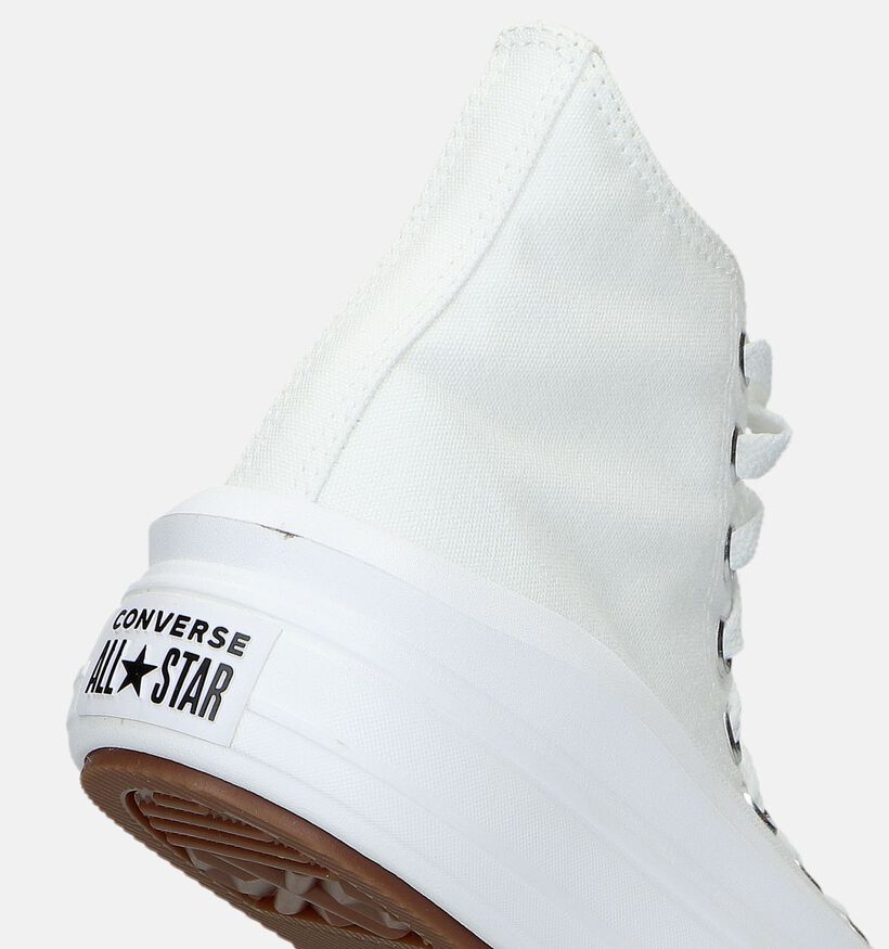 Converse Chuck Taylor All Star Move Platform Baskets en Blanc pour femmes (327859) - pour semelles orthopédiques