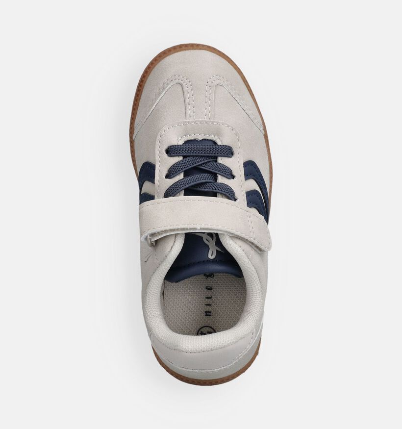 Milo & Mila Donkerbeige Sneakers voor jongens, meisjes (371100)