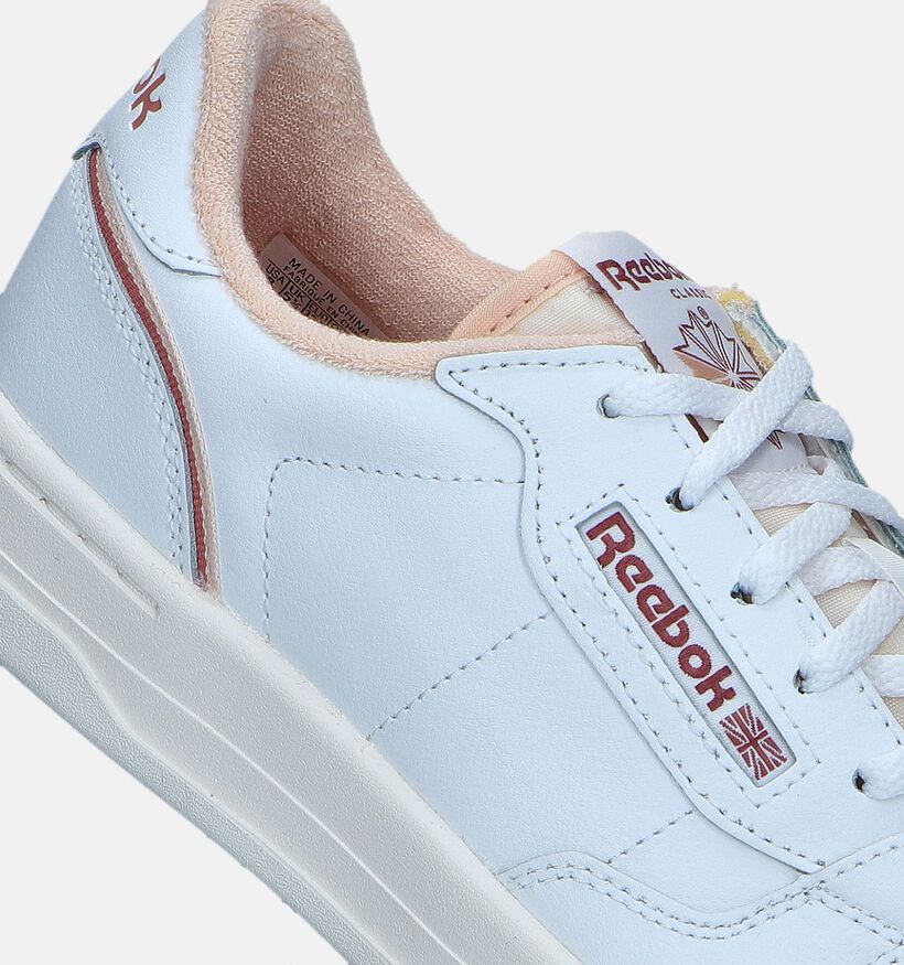 Reebok Phase Court Baskets en Blanc pour femmes (344932)