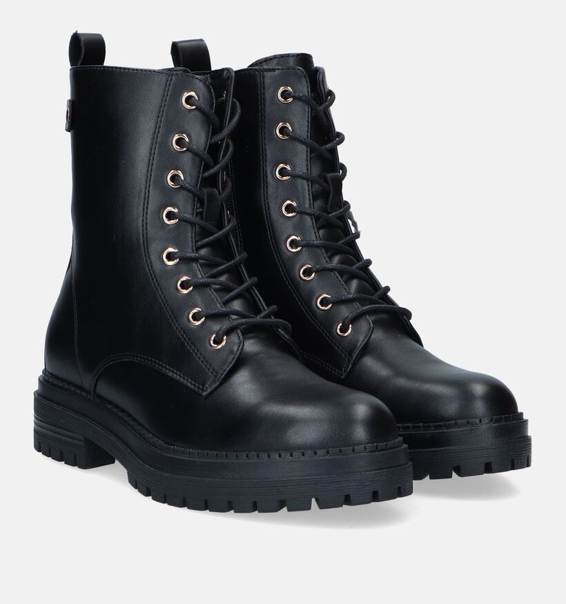 Posh by Poelman Zwarte Biker Boots voor dames (332741)