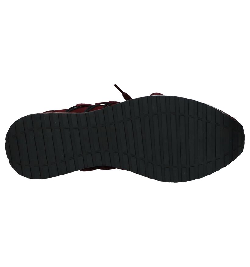 La Strada Baskets slip-on en Bordeaux en textile (229889)