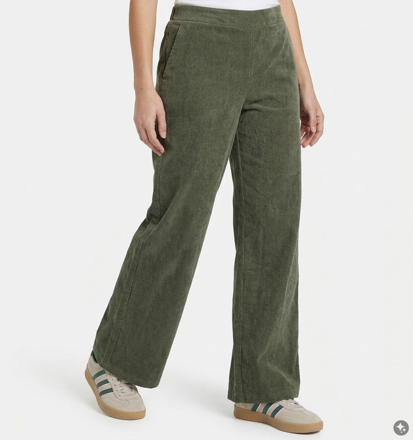 Vero Moda Elly Pantalon Vert Fonc&eacute; pour femmes (379703)