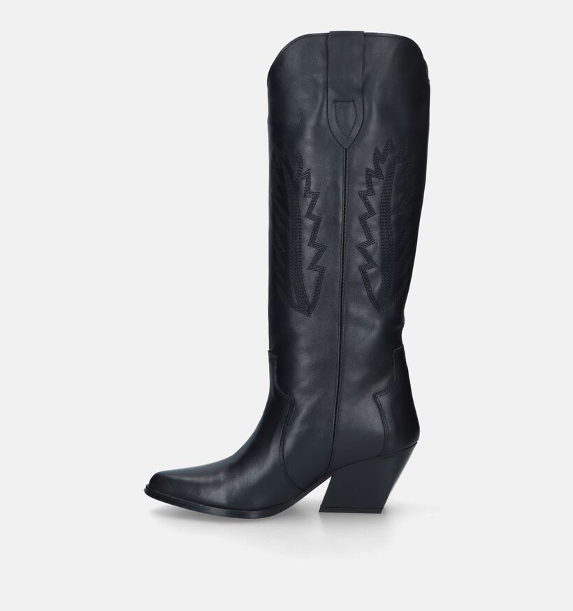 Babouche Zwarte Cowboy Boots voor dames (332784)