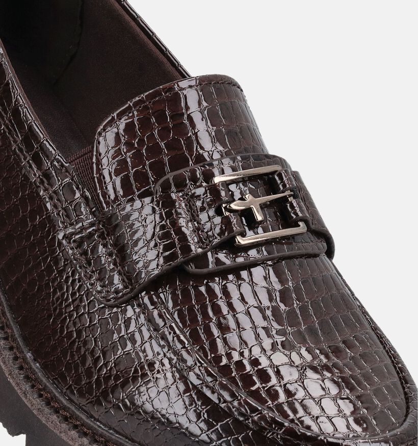 Tamaris Chaussures plates en Brun fonc&eacute; pour femmes (376716)