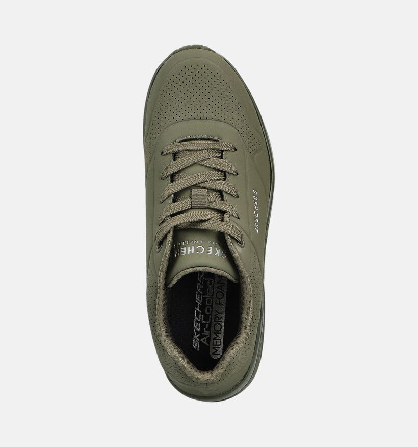 Skechers Uno Stand On Air Groene Sneakers voor jongens, meisjes (360976) - geschikt voor steunzolen
