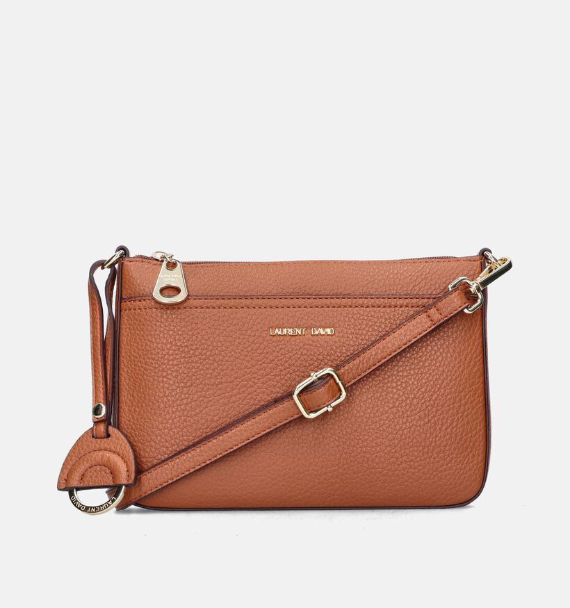 Laurent David Nos 006 Sac porté croisé en Cognac pour femmes (349818)