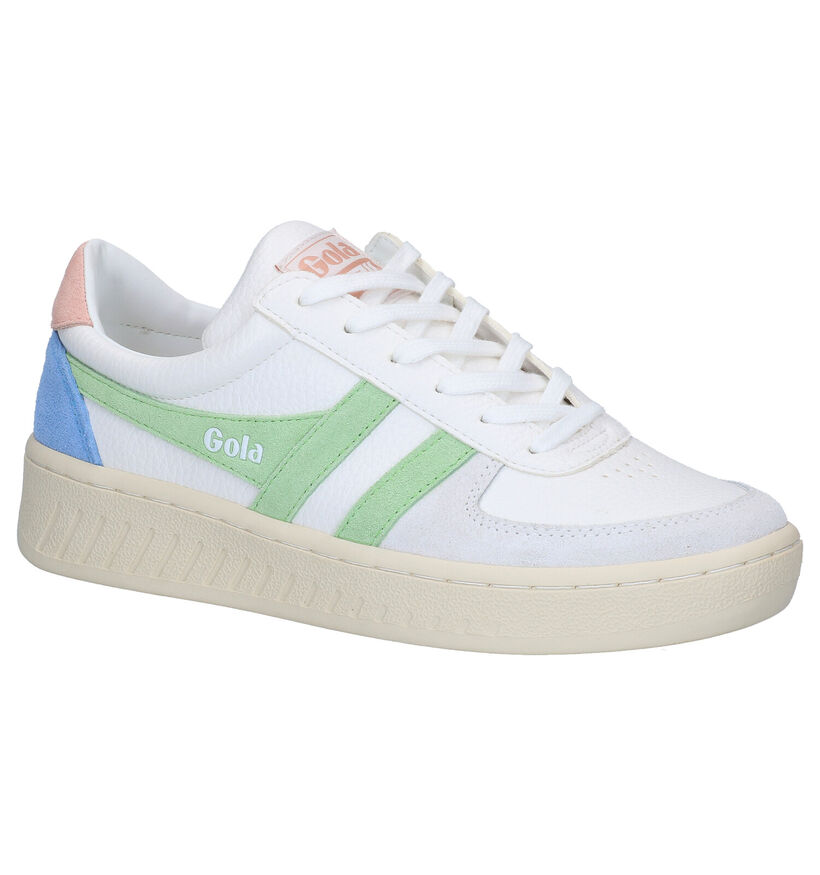 Gola Grandslam Trident Witte Sneakers voor dames (336374) - geschikt voor steunzolen