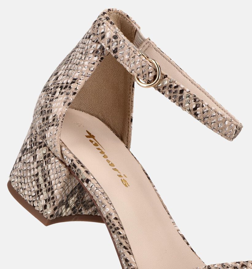 Tamaris Beige Sandalen met Hak voor dames (371706)