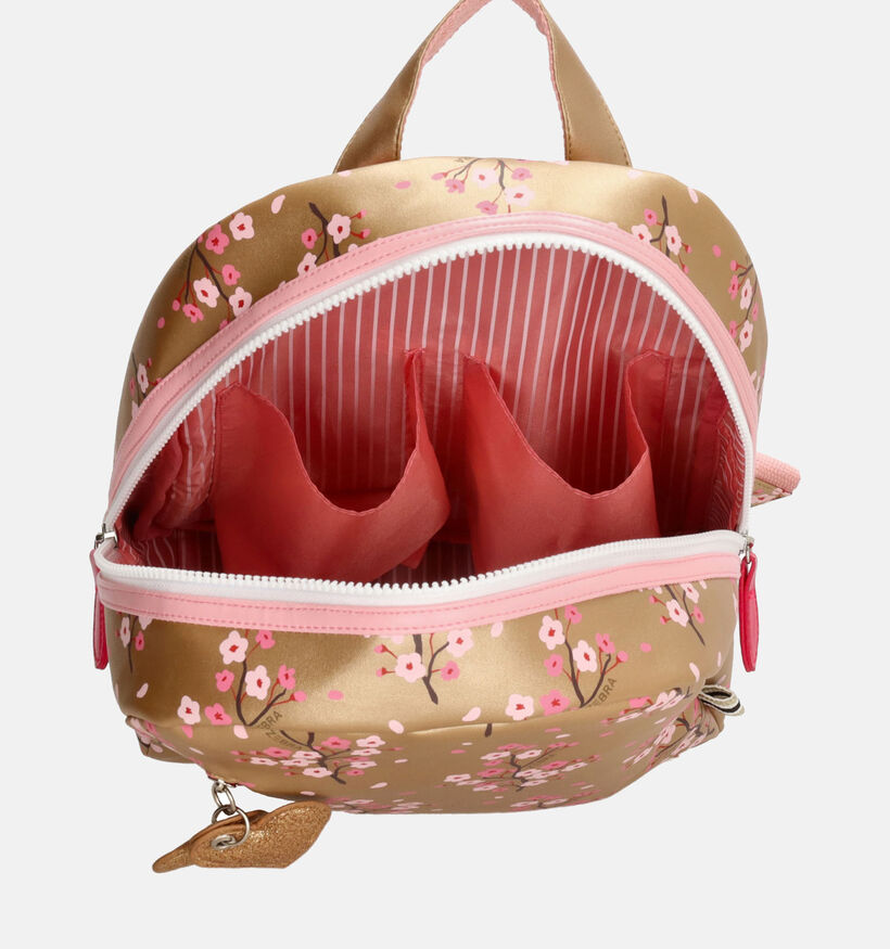 ZEBRA Sac à dos en Or/Rose pour filles (364769)