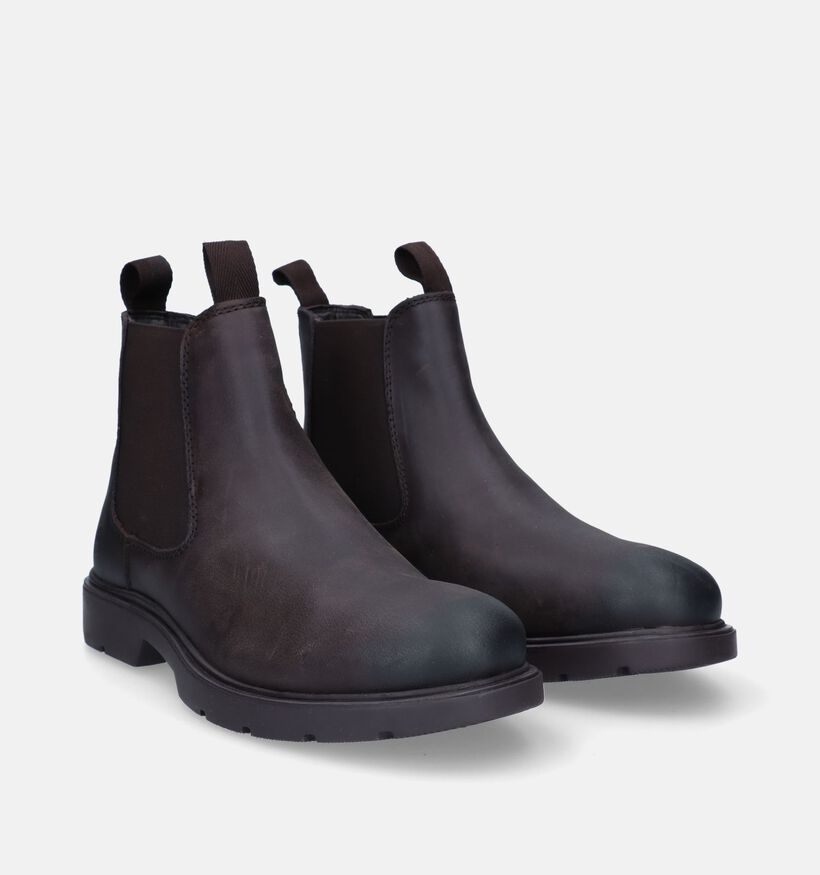 Lumberjack Charlie Bruine Chelsea boots voor heren (329974) - geschikt voor steunzolen