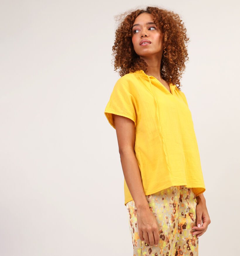 Vila Liania Blouse en Jaune pour femmes (330977)