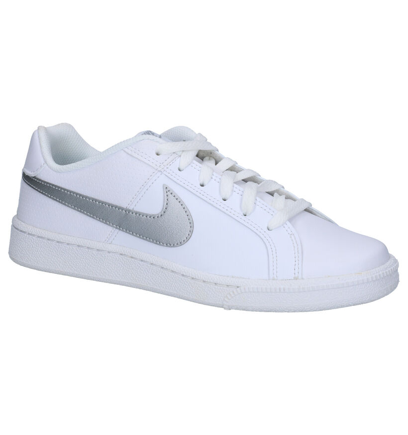 Nike Court Royale Baskets en Blanc en cuir (261698)