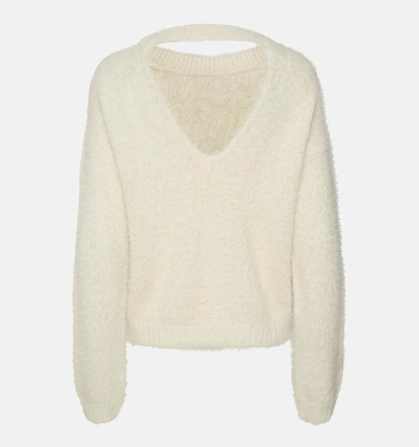 Vero Moda Poilu Ecru Fluffy Trui voor dames (329010)