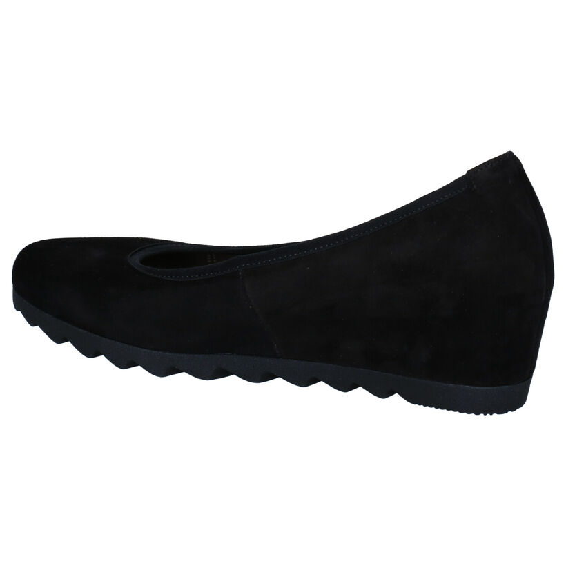 Gabor Sacchetto Zwarte Pumps in nubuck (282280)