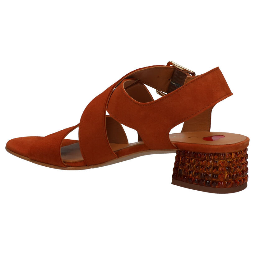 JHay Gele Sandalen in daim (273120)