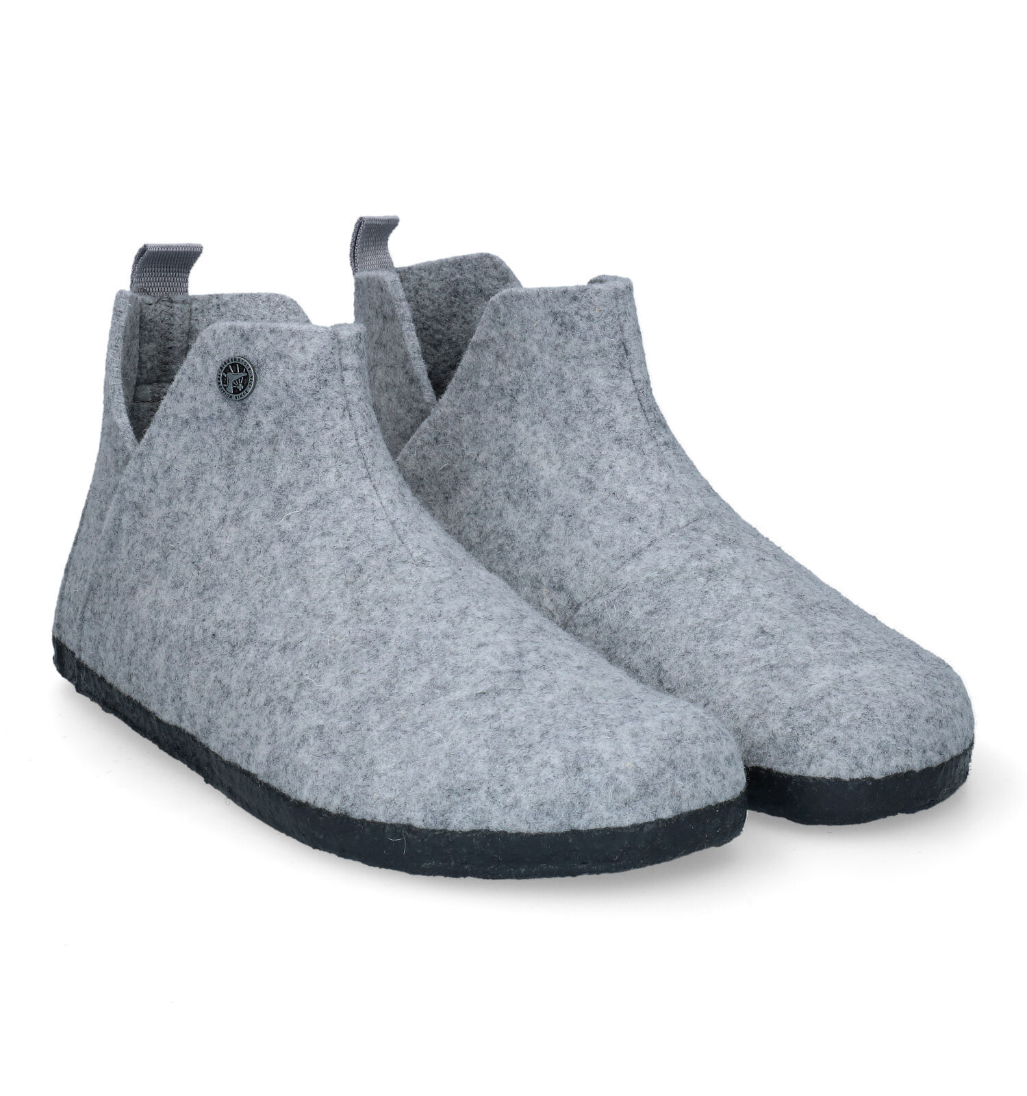 Birkenstock Andermatt Grijze Hoge pantoffels Heren Pantoffels