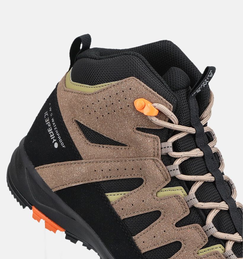 Icepeak Mc Mr Zwarte Lage Wandelschoenen voor heren (378605) - geschikt voor steunzolen