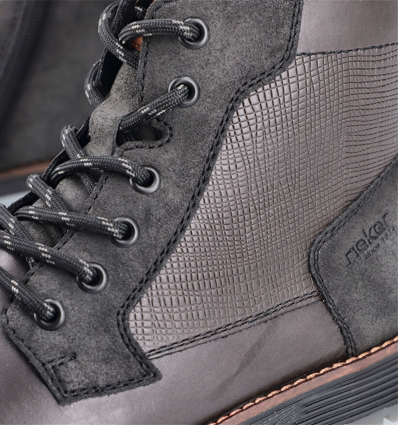 Rieker Boots à lacets en Gris pour hommes (347449)