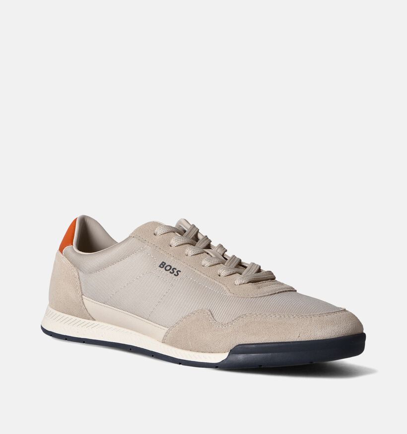 BOSS Titanium Chaussures à lacets en Beige pour hommes (352394) - pour semelles orthopédiques
