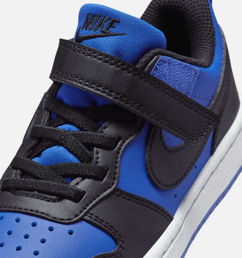 Nike Court Borough LOW Recraft Blauwe Sneakers voor meisjes, jongens (347990)