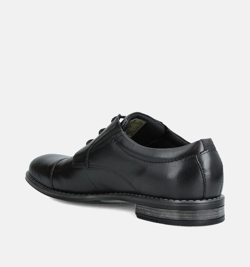 Bugatti Zwarte Geklede Schoenen voor heren (359966) - geschikt voor steunzolen
