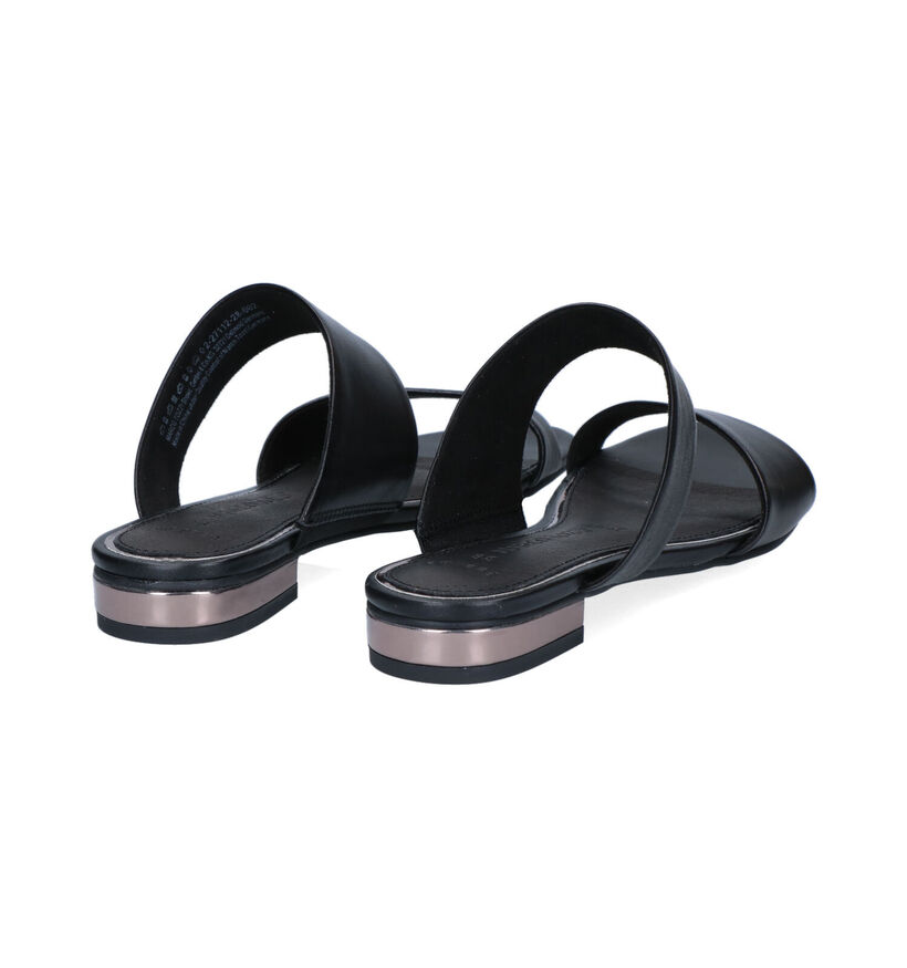 Marco Tozzi Zwarte Slippers voor dames (309666)