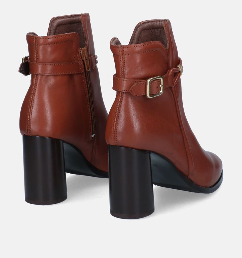 Scapa Bottines à talons en Cognac pour femmes (317179)