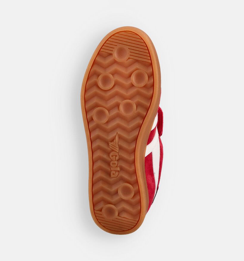 Gola Baskets casual en Rouge pour femmes (360813) - pour semelles orthopédiques