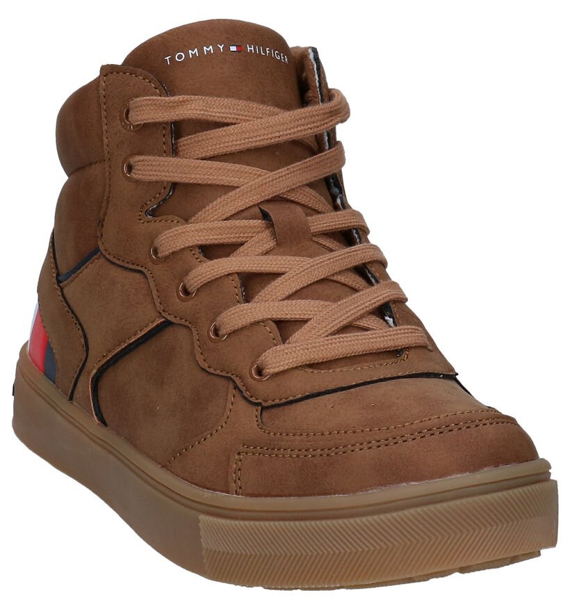 Tommy Hilfiger Baskets en Cognac en simili cuir (279907)