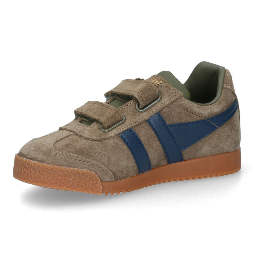 Gola Harrier Strap Baskets en Bleu pour filles, garçons (335822)