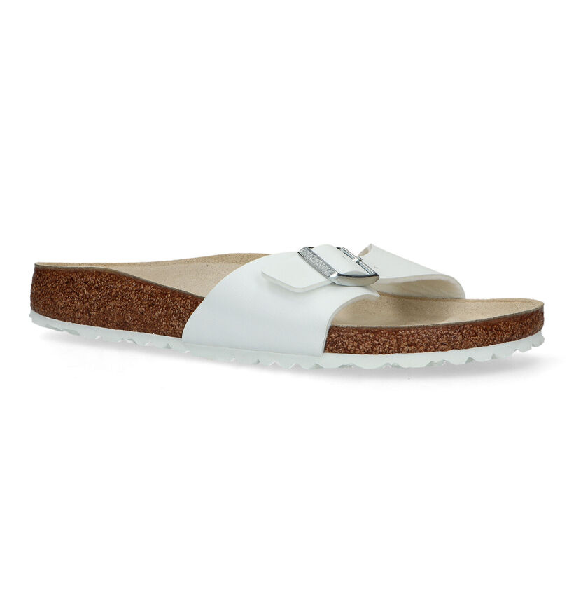 Birkenstock Madrid Zwarte Slippers in kunstleer (302977)
