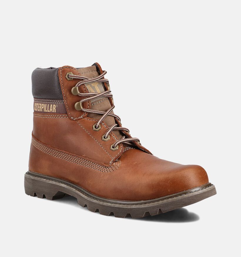 CaterpillarColorado Boots à lacets en Beige pour hommes (361109) - pour semelles orthopédiques