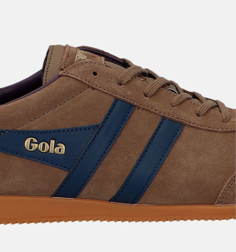 Gola Harrier Cognac Sneakers voor heren (340667) - geschikt voor steunzolen