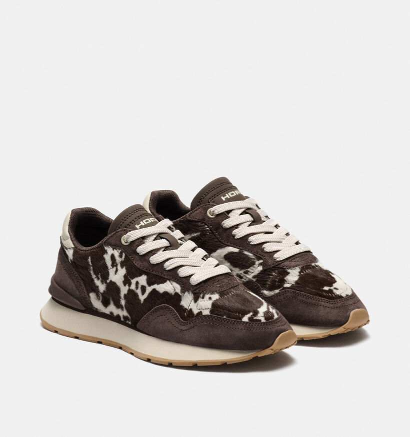 HOFF City Print Bruine Sneakers voor dames (377096) - geschikt voor steunzolen