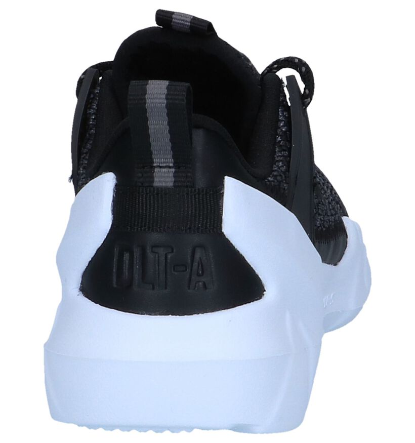 Zwarte Sneakers Skechers in stof (250720)