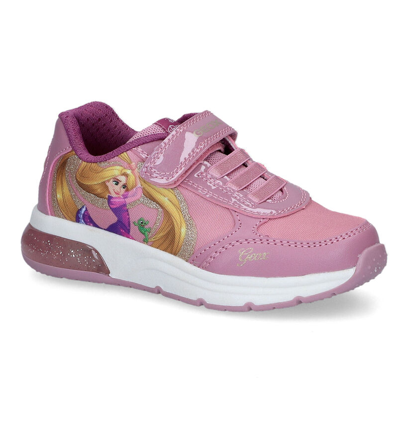 Geox Disney Princess Baskets en Rose en simili cuir (311006)