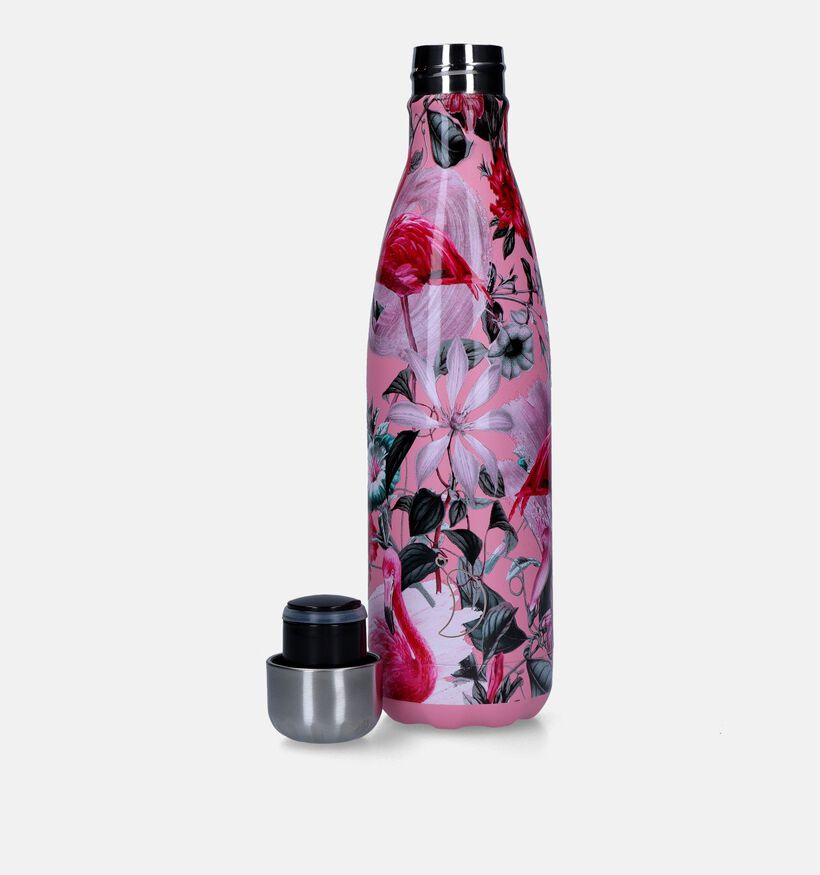 Chilly’s x Tropical Flamingo 3D Roze Drinkfles 500ml voor dames, meisjes (335133)